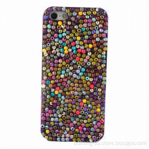 Cases for iPhone 5, Made of PC, Three-dimensional Drill Slot